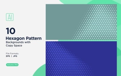 Dynamic Hexagon Pattern Background for Creative Projects 754