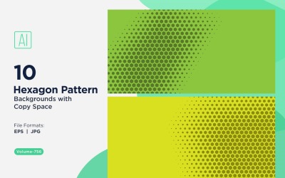 Dynamic Hexagon Pattern Background for Creative Projects 757