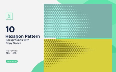 Dynamic Hexagon Pattern Background for Creative Projects 760