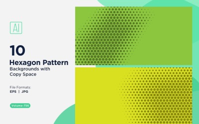 Dynamic Hexagon Pattern Bakgrund för kreativa projekt 757