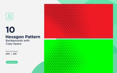 Sfondo dinamico con motivo esagonale per progetti creativi 707