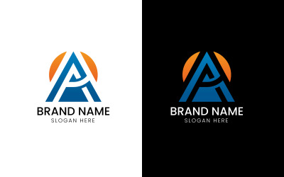 Letter A company logo-09-360