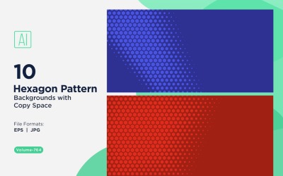 Dynamic Hexagon Pattern Background for Creative Projects 764