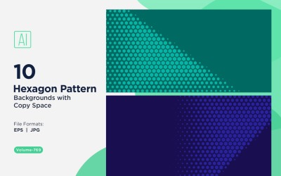 Dynamic Hexagon Pattern Background for Creative Projects 769