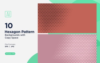 Dynamic Hexagon Pattern Background for Creative Projects 770