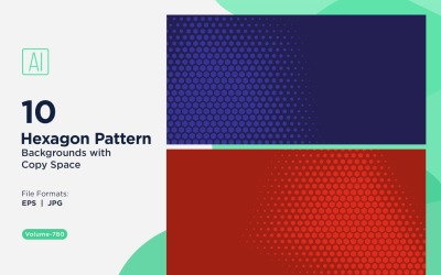 Dynamic Hexagon Pattern Background for Creative Projects 780