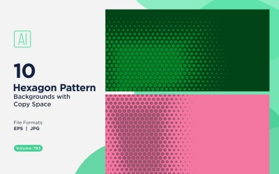 Dynamic Hexagon Pattern Background for Creative Projects 783