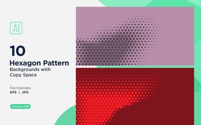 Dynamic Hexagon Pattern Background for Creative Projects 788
