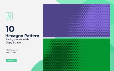 Dynamic Hexagon Pattern Background for Creative Projects 789