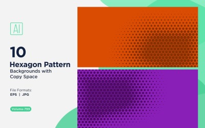 Dynamic Hexagon Pattern Background for Creative Projects 799