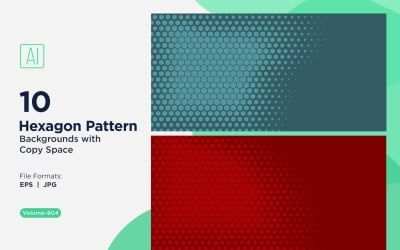 Dynamic Hexagon Pattern Background for Creative Projects 804