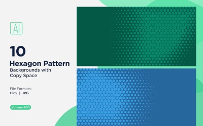 Dynamic Hexagon Pattern Background for Creative Projects 805