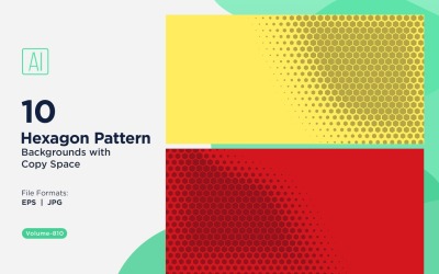 Dynamic Hexagon Pattern Background for Creative Projects 810