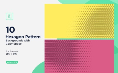 Dynamic Hexagon Pattern Background for Creative Projects 812