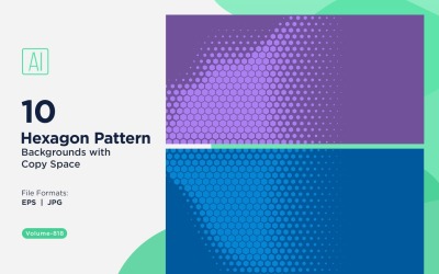 Dynamic Hexagon Pattern Background for Creative Projects 818