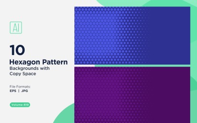 Dynamic Hexagon Pattern Background for Creative Projects 819