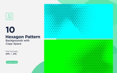 Dynamic Hexagon Pattern Background for Creative Projects 822
