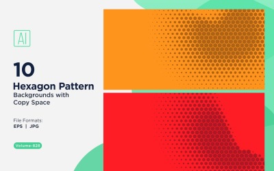 Dynamic Hexagon Pattern Background for Creative Projects 828