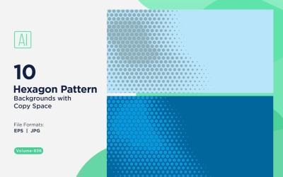 Dynamic Hexagon Pattern Background for Creative Projects 836