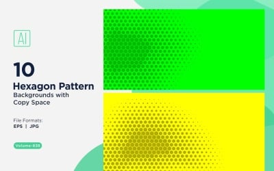 Dynamic Hexagon Pattern Background for Creative Projects 838