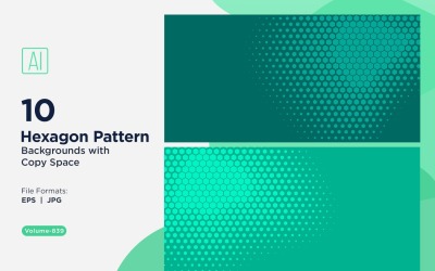 Dynamischer Sechseck-Muster-Hintergrund für kreative Projekte 839