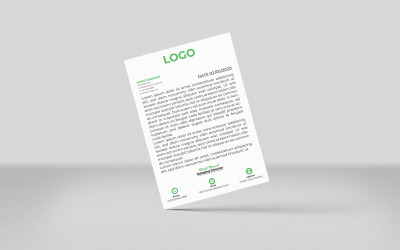 Kreatives und modernes Geschäftsbriefpapier Design neu