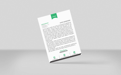 Kreatywny projekt papieru firmowego dla korporacji