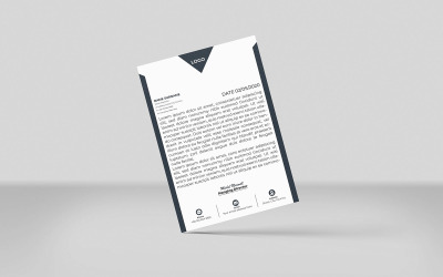 Profesjonalny projekt szablonu papieru firmowego