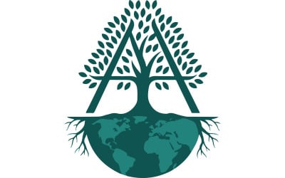 Tree stylized silhouette  illustration