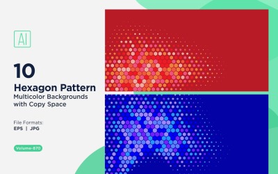 Sfondo con motivo ape vibrante in più colori e dimensioni 870