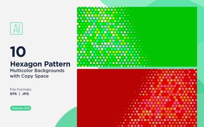 Sfondo con motivo ape vibrante in più colori e dimensioni 919