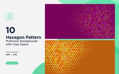 Vibrant honey bee Pattern Background in Multi Colors &amp;amp; Sizes 897