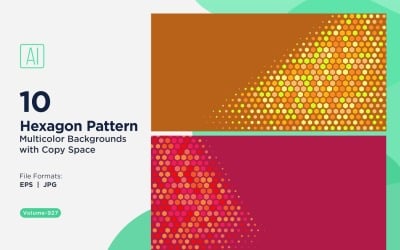 Vibrant honey bee Pattern Background in Multi Colors &amp;amp; Sizes 927