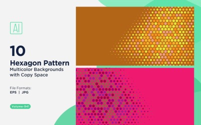 Vibrant honey bee Pattern Background in Multi Colors And Sizes 941