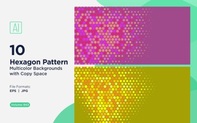 Vibrant honey bee Pattern Background in Multi Colors And Sizes 943