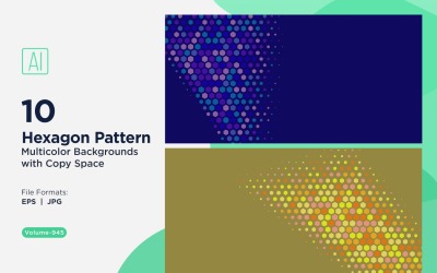 Vibrant honey bee Pattern Background in Multi Colors And Sizes 945