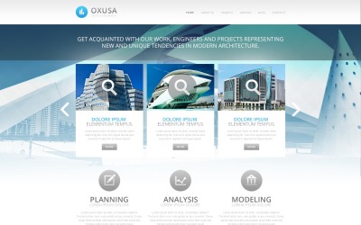 "Architecture Company" - Drupal шаблон №44985