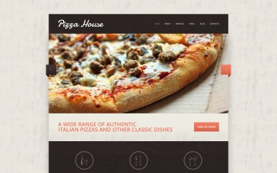 Responsivt Contrast Pizza Drupal-mall #44926