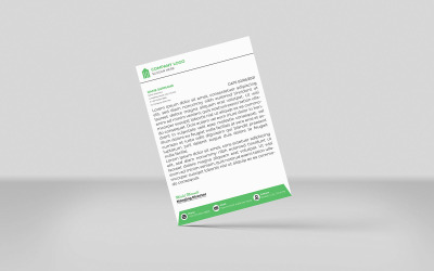 Kreatywny szablon papieru firmowego Prosty projekt i projekt wektorowy Kolor