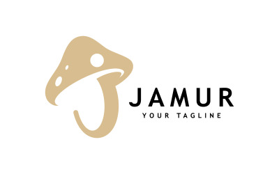 Mushroom logo icon vector design template V12