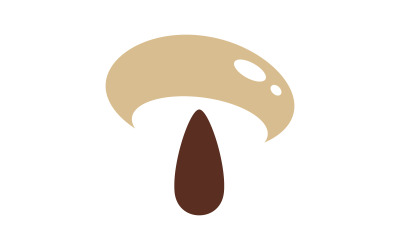 Mushroom logo icon vector design template V3