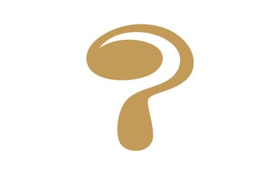 Mushroom logo icon vector design template V8