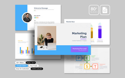 Marknadsplan Google Slides - P3