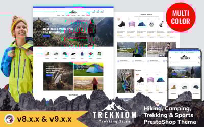 Trekkiow - Hiking, Camping, Trekking and Sports PrestaShop Theme
