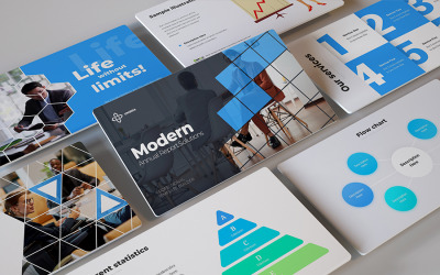 Umbra – üzleti jelentés PowerPoint sablon