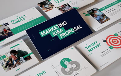 Upskill - Keynote-Vorlage für Business-Marketing