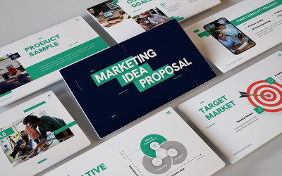 Upskill - Zakelijke marketing Google Slides-sjabloon