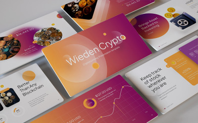 Wieden - Criptomoeda Google Slides Template