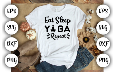 creatieve illustratie voor shirts-Yoga-0719-24