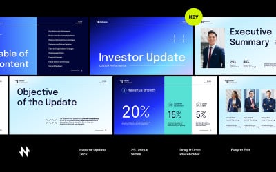 Presentazione del discorso di apertura del mazzo di aggiornamento per gli investitori